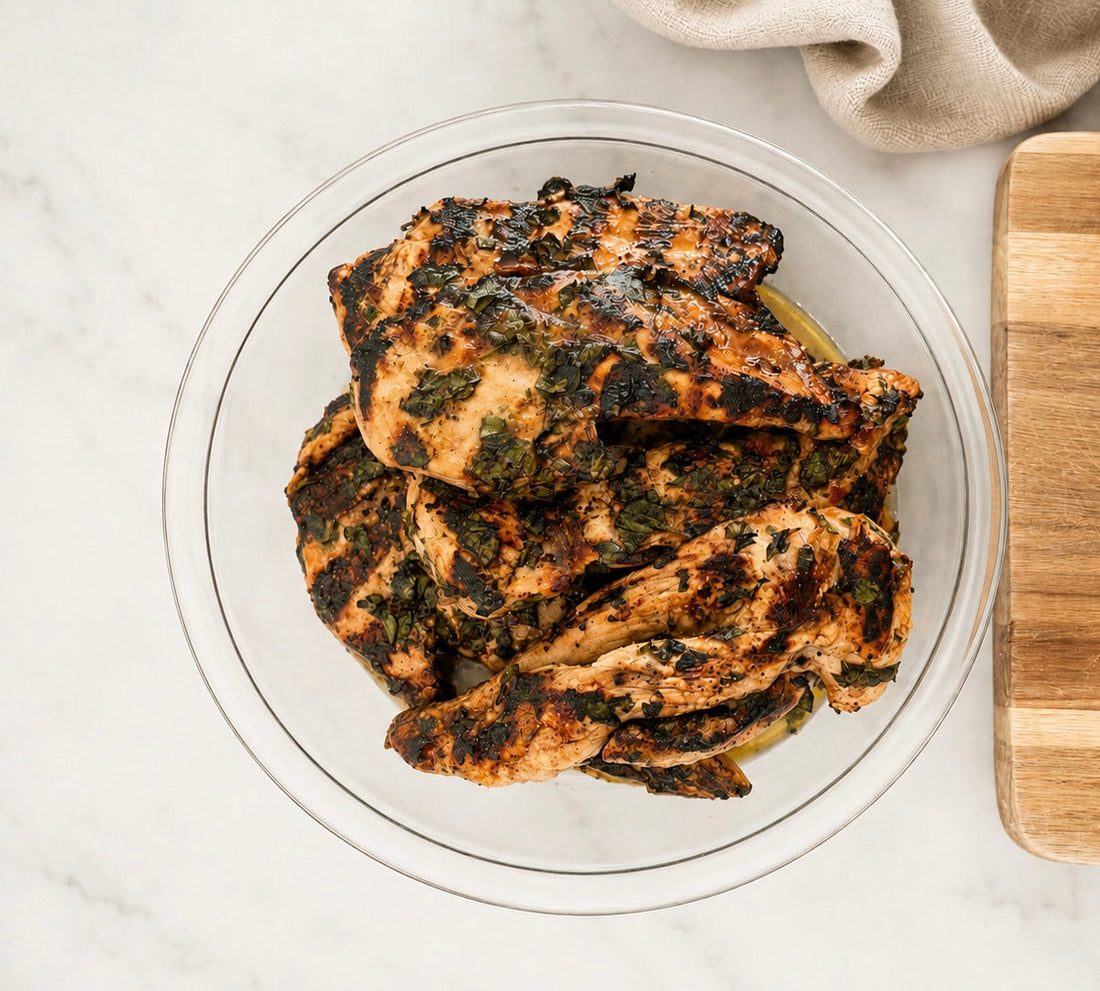 Oregano Lemon Chicken Greek Bowls