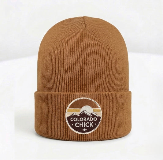 Colorado Chick Beanie in Coyote Brown