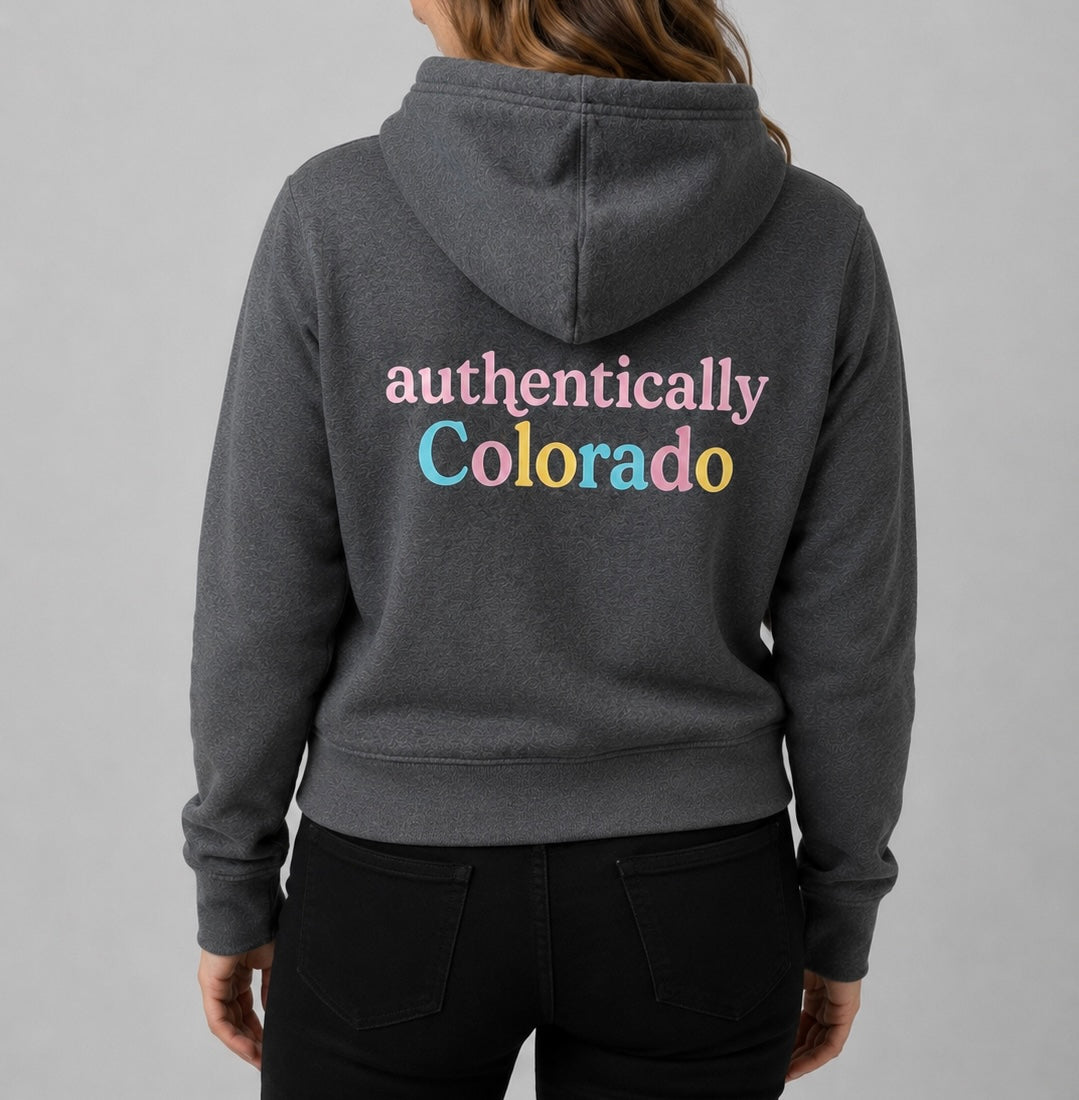Authentically Colorado Cropped Hoodie