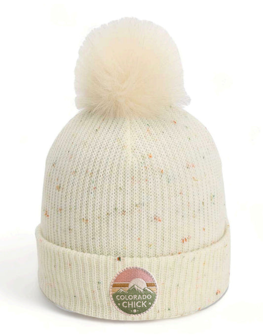 Colorado Chick Beanie in Cream