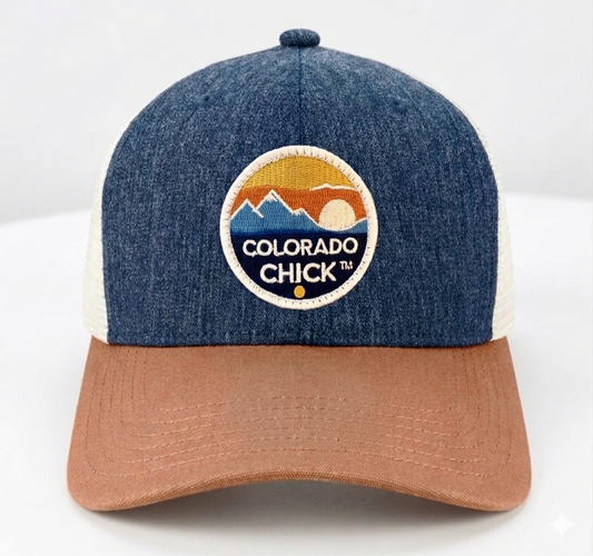 Colorado Chick™ Denim Trucker Hat