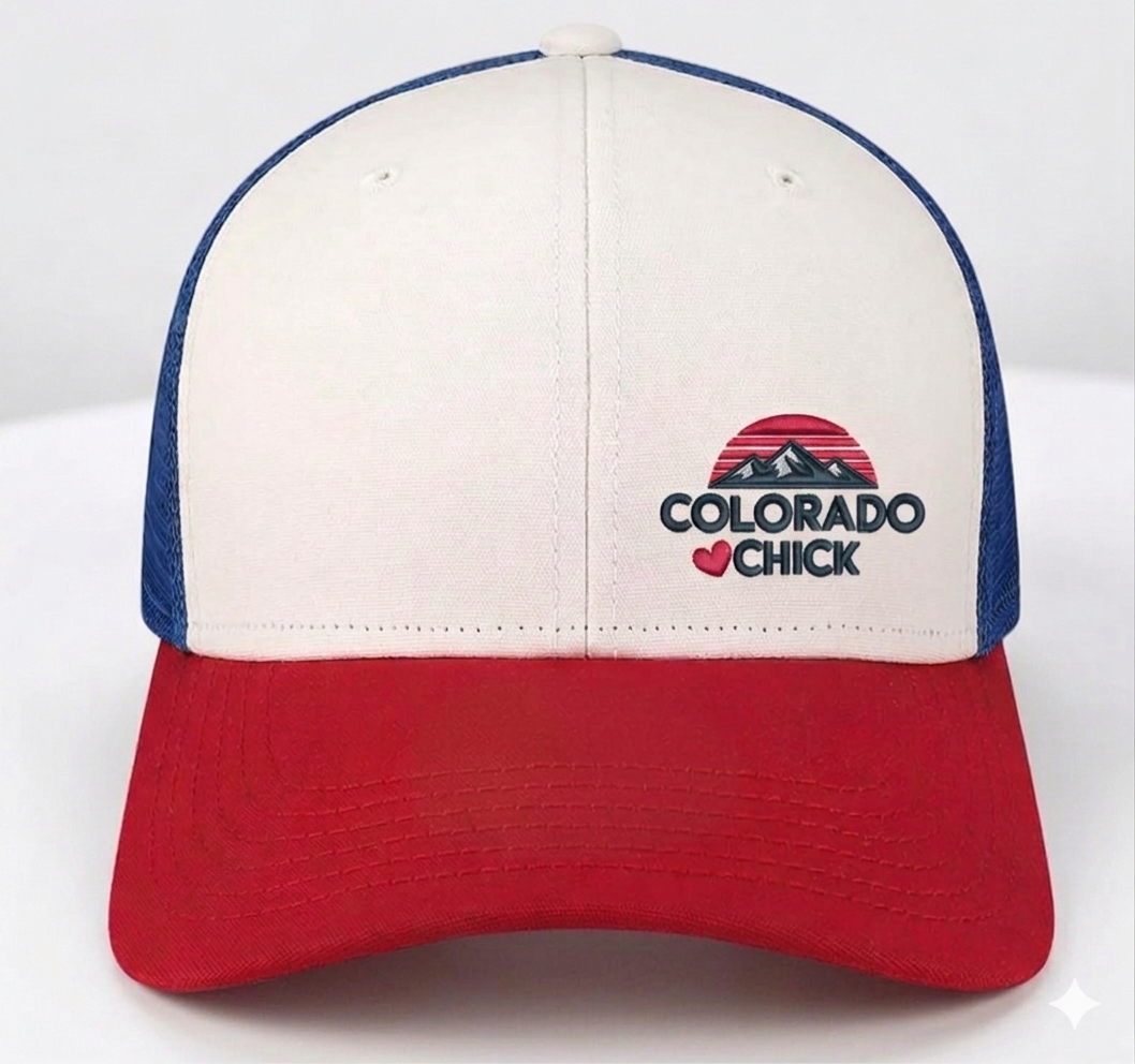 Colorado Chick™ Patriotic Trucker Hat