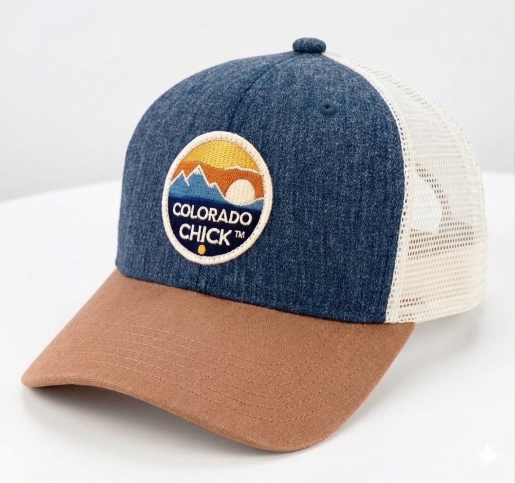 Colorado Chick™ Denim Trucker Hat